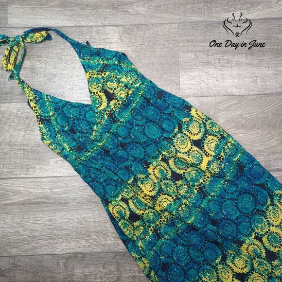 Old Navy Halter Maxi Linen Dress Size XS - Picture 3 of 6